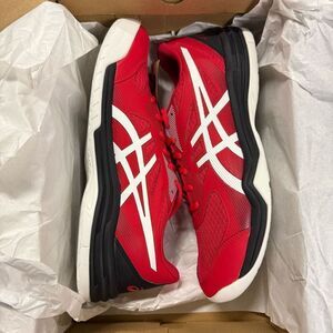 New Asics Upcourt 5 Red White Tennis Shoes Sneakers 13